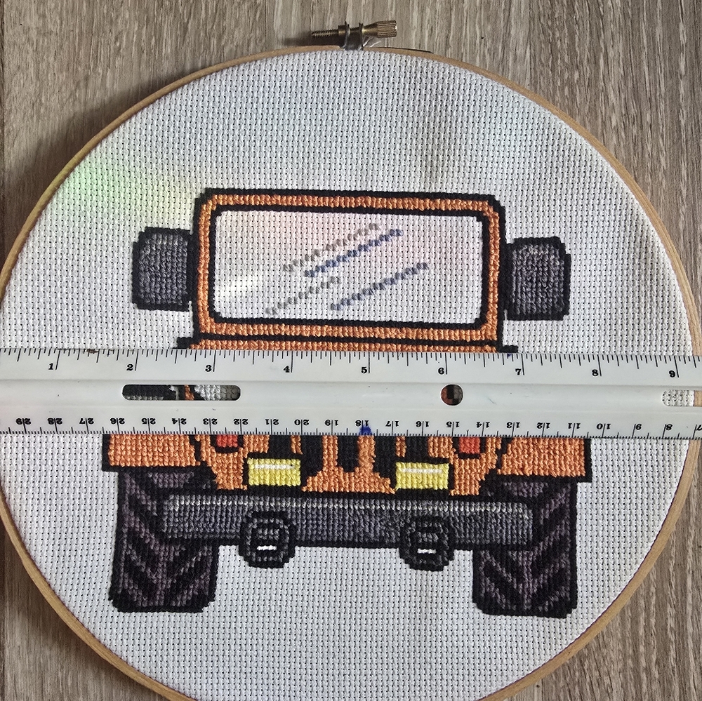 Jeep Wrangler Cross stitch - Picture 3 of 4
